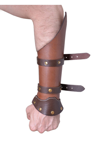 Leren armbeschermers Cnut - Celtic Webmerchant