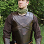 Leather torso armour with cross, brown - Celtic Webmerchant