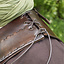 Leather torso armour with cross, brown - Celtic Webmerchant