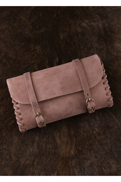medieval bolsa de Reims, de color marrón claro - Celtic Webmerchant