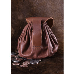 dinero de la bolsa medieval Chester, de color marrón rojizo - Celtic Webmerchant