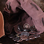 dinero de la bolsa medieval Chester, de color marrón rojizo - Celtic Webmerchant