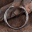 Roman torcs med Lion huvuden, par, silverfärg - Celtic Webmerchant