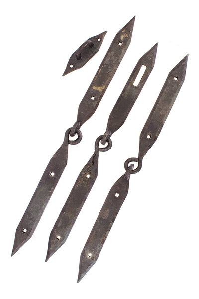 Viking bryst fittings (2 hængsler & 1 hasp) - Celtic Webmerchant