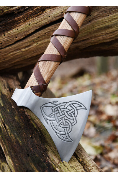 Viking yxa, typ m, graverad - Celtic Webmerchant
