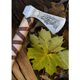 Ascia vichinga, tipo L, incisa - Celtic Webmerchant