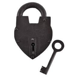 Historical heart-shaped padlock - Celtic Webmerchant