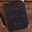 Negro libro de cuero con Pentagram, aprox. 23 x 18 cm - Celtic Webmerchant