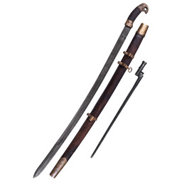 Russian Shashka with bayonet, antique finish - Celtic Webmerchant