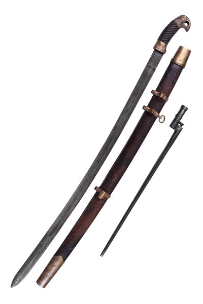 Shashka ruso con bayoneta, acabado antiguo - Celtic Webmerchant