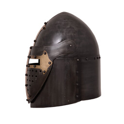 Cukru Helm z uchylnym wizjerem, 1,6 mm stali, postarzane - Celtic Webmerchant