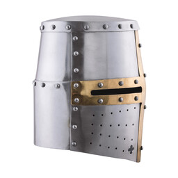 Helm Tempelritter mit Messingkreuz - Celtic Webmerchant