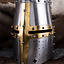 Helm Tempelritter mit Messingkreuz - Celtic Webmerchant