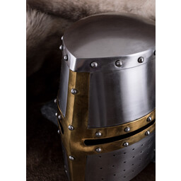 Helm Tempelritter mit Messingkreuz - Celtic Webmerchant