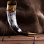 Dekorerad drinkinghorn med stativ - Celtic Webmerchant