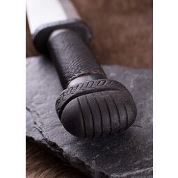 Scramasaxe viking noir avec poignée enveloppée de fil - Celtic Webmerchant