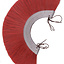 Cresta del casco romano, rojo, base de metal - Celtic Webmerchant