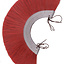 Crête de casque romain, rouge, base métallique - Celtic Webmerchant