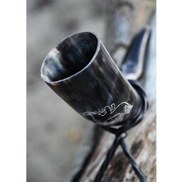 Drinking horn, Odin with Sleipnir - Celtic Webmerchant