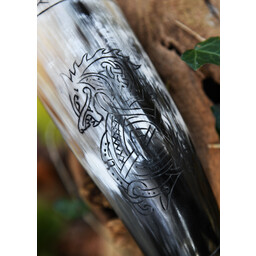 Drinking horn Fenrir wolf - Celtic Webmerchant