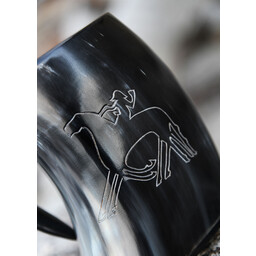 Tasse de corne, odin avec sleipnir - Celtic Webmerchant