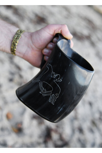 Hornbecher, Odin mit Sleipnir - Celtic Webmerchant