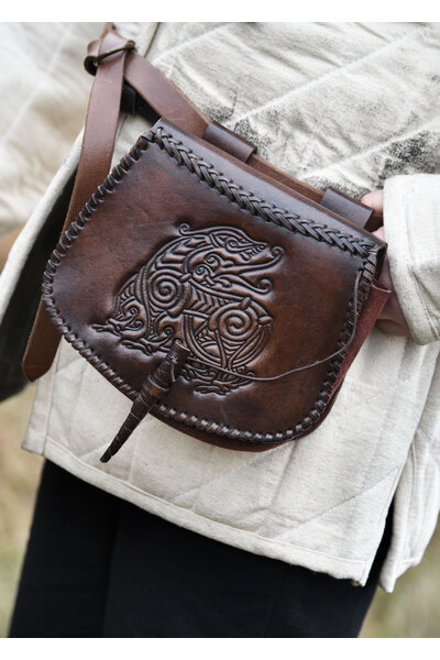Bolso de cuero con dragón - Celtic Webmerchant