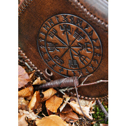 Ledertasche mit Vegvisir - Celtic Webmerchant