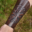 Leather vambrace with Vegvisir - Celtic Webmerchant