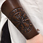 Læder Vambrace med Vegvisir - Celtic Webmerchant