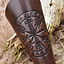 Leren armbeschermer met Vegvisir - Celtic Webmerchant