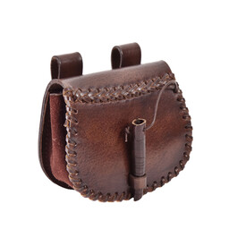 Bolso de cuero medieval, marrón - Celtic Webmerchant