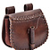 Deepeeka Bolso de cuero medieval, marrón - Celtic Webmerchant