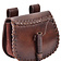 Deepeeka Medieval leather bag, brown - Celtic Webmerchant