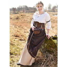 Middelalderlig læderpose, brun - Celtic Webmerchant