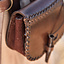 Medieval leather bag, brown - Celtic Webmerchant