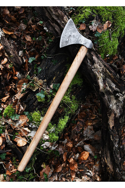 Ascia vichinga, acciaio forgiato a mano, tipo M - Celtic Webmerchant