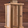Ulfberth Linterna de madera con ventanas de pergamino - Celtic Webmerchant