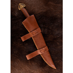 Triquetra seax with wooden handle - Celtic Webmerchant