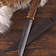 Ulfberth Germanisches kurz Seax von Damaszener Stahl - Celtic Webmerchant