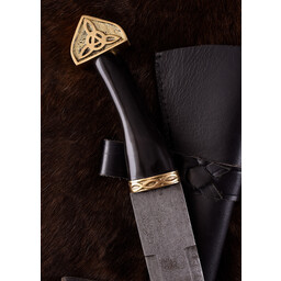 Triquetra seax av Damaskusstål - Celtic Webmerchant