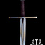 Templar-sværd Milites Templi, kampklar - Celtic Webmerchant