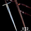 Templar sword Milites Templi, battle-ready (blunt 3 mm) - Celtic Webmerchant