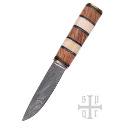 Viking coltello Visby, acciaio Damasco - Celtic Webmerchant