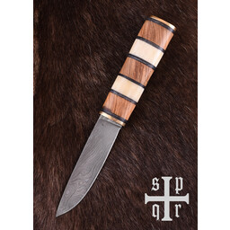 Viking coltello Visby, acciaio Damasco - Celtic Webmerchant