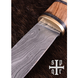 Viking knife Visby, damascus steel - Celtic Webmerchant