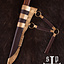Viking knife Kattegat, damascus steel - Celtic Webmerchant