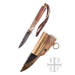 couteau Viking corbeau Odins, damas acier - Celtic Webmerchant