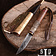 SPQR Viking knife Odins raven, damascus steel - Celtic Webmerchant