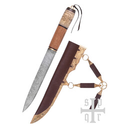 Vichingo SeaX con motivo nodo, acciaio di Damasco - Celtic Webmerchant